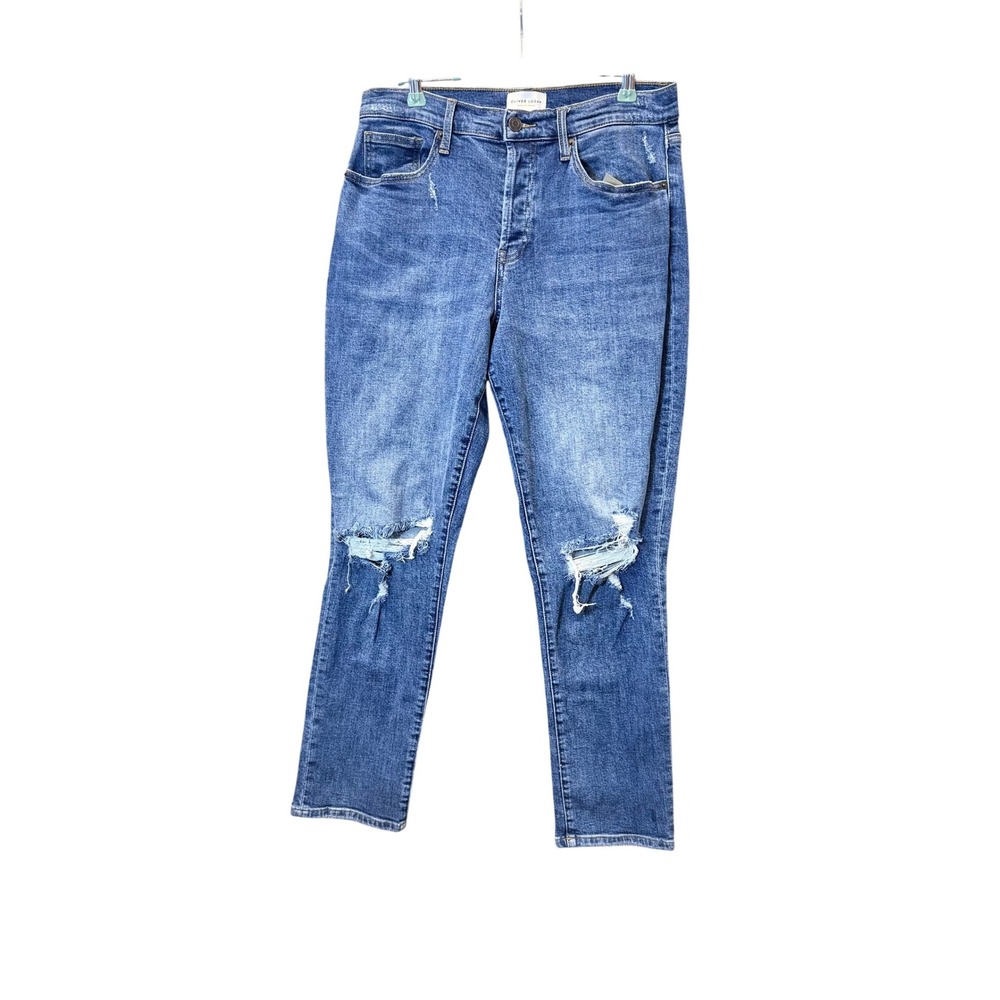 Oliver Logan the Ludlow sz 28 Quality Denim Ripped Distressed Jeans sz‎ 30